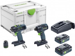 Festool 577245 Impact Driver & Screwdriver TID 18 HPC4,0I-Set T18GB £569.95